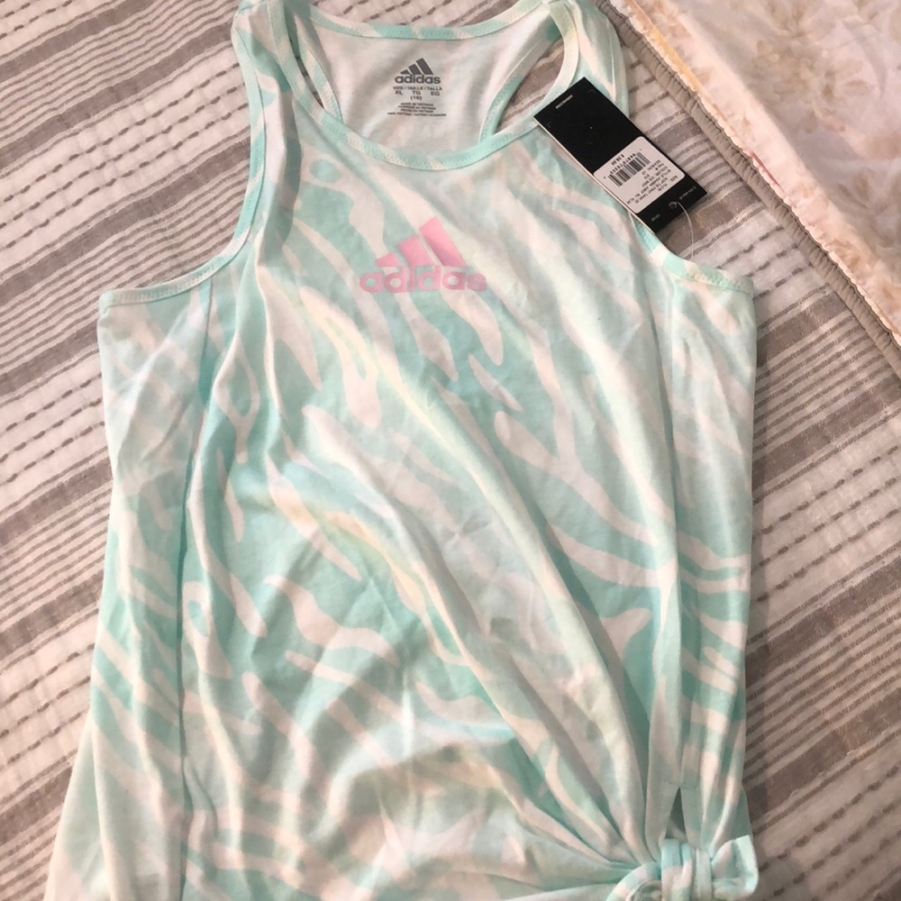 Adidas tank top youth size X-LARGE 16